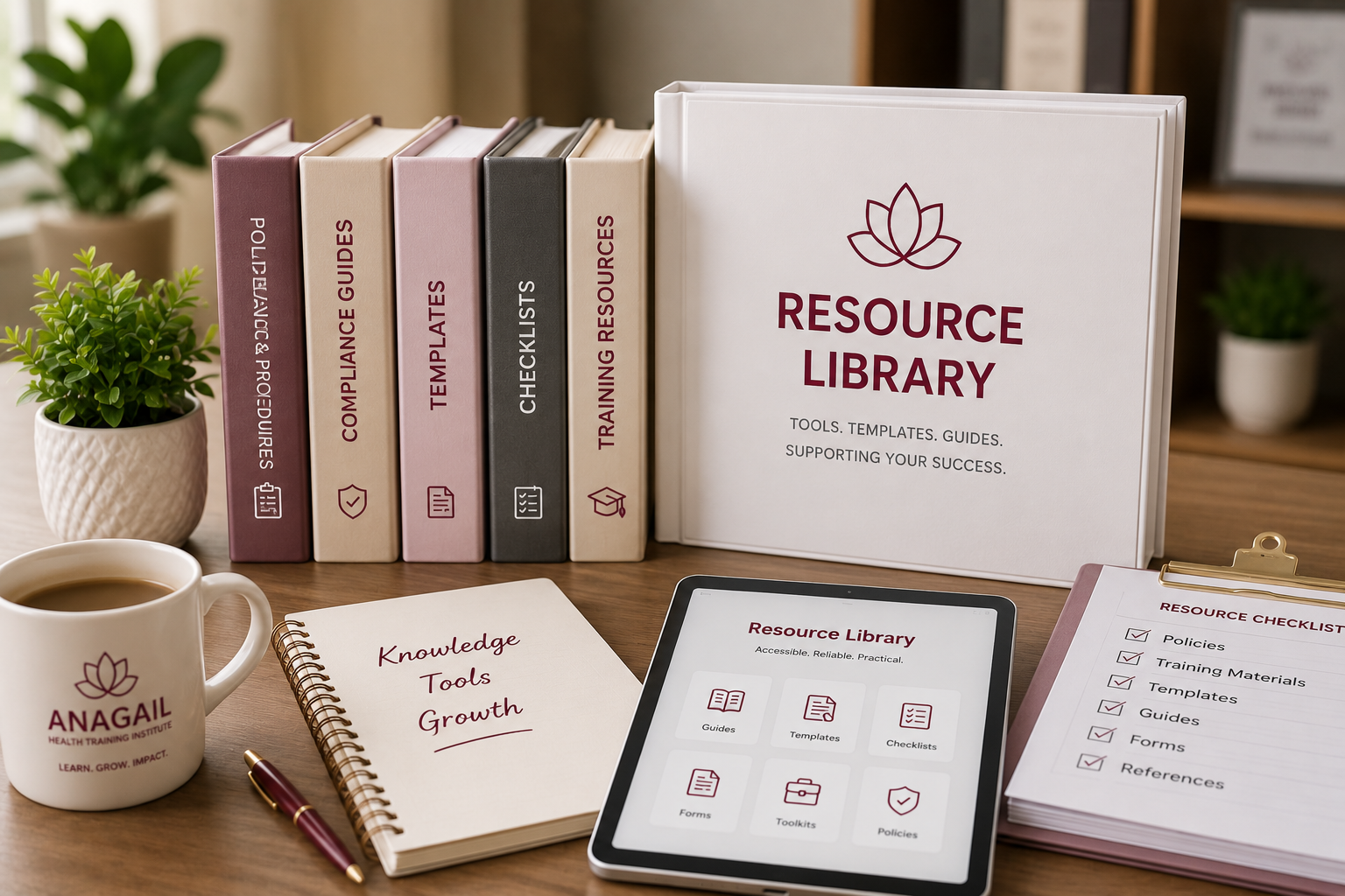 Professional resource library