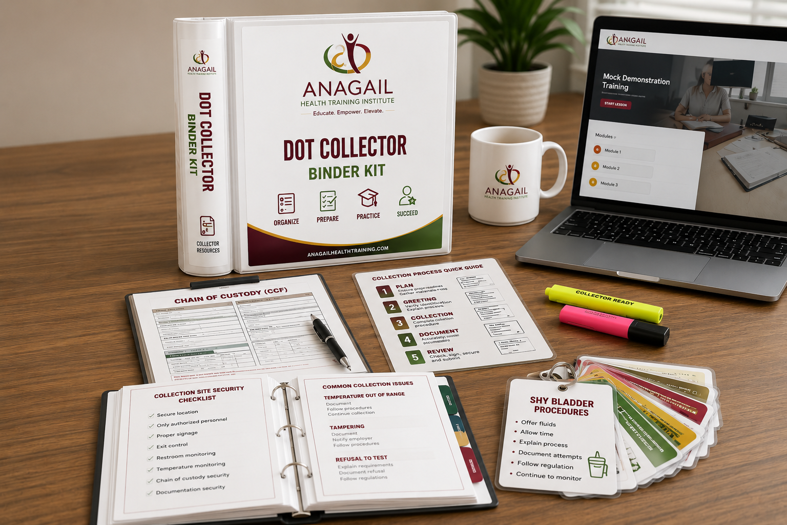 DOT Collector Binder Kit