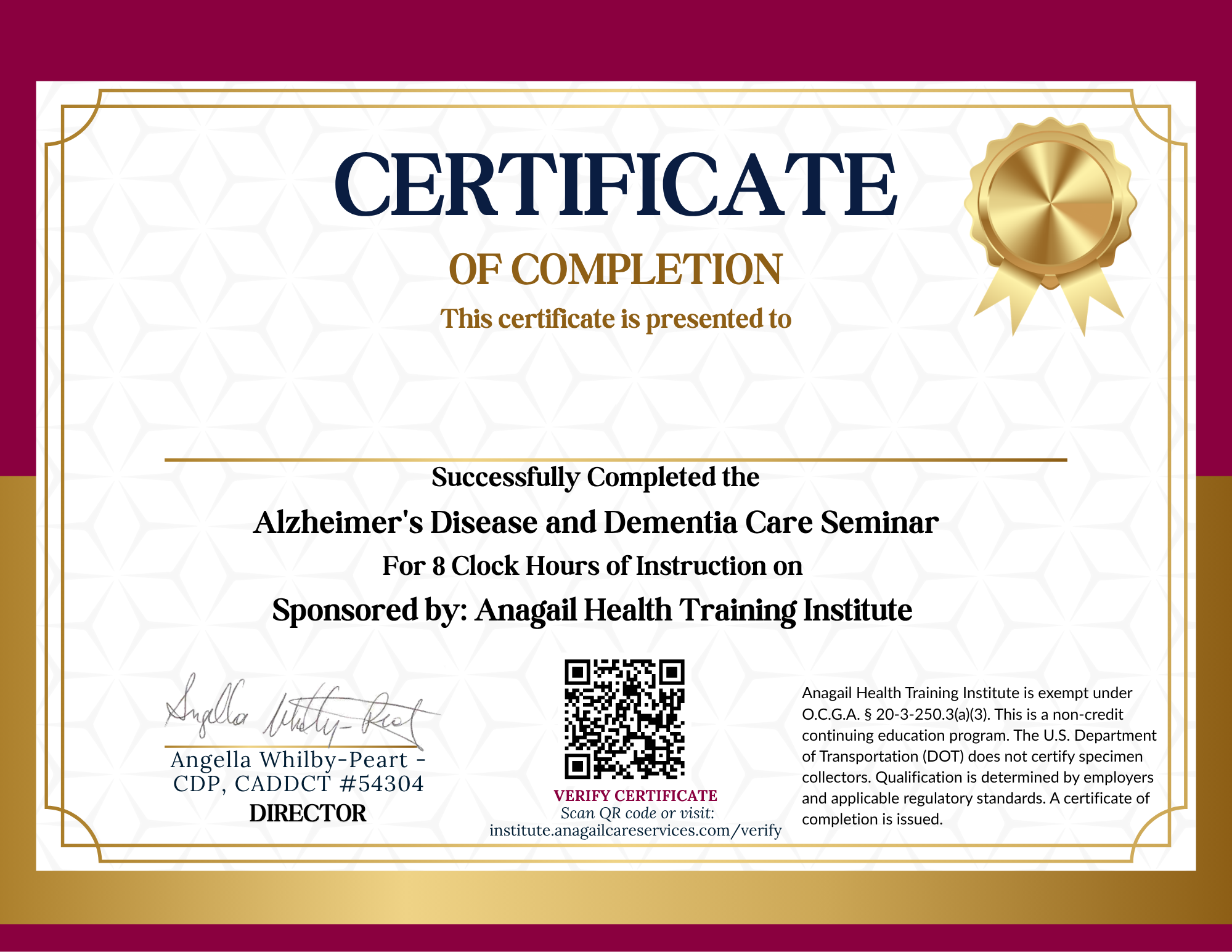 Showcase Your Certificate